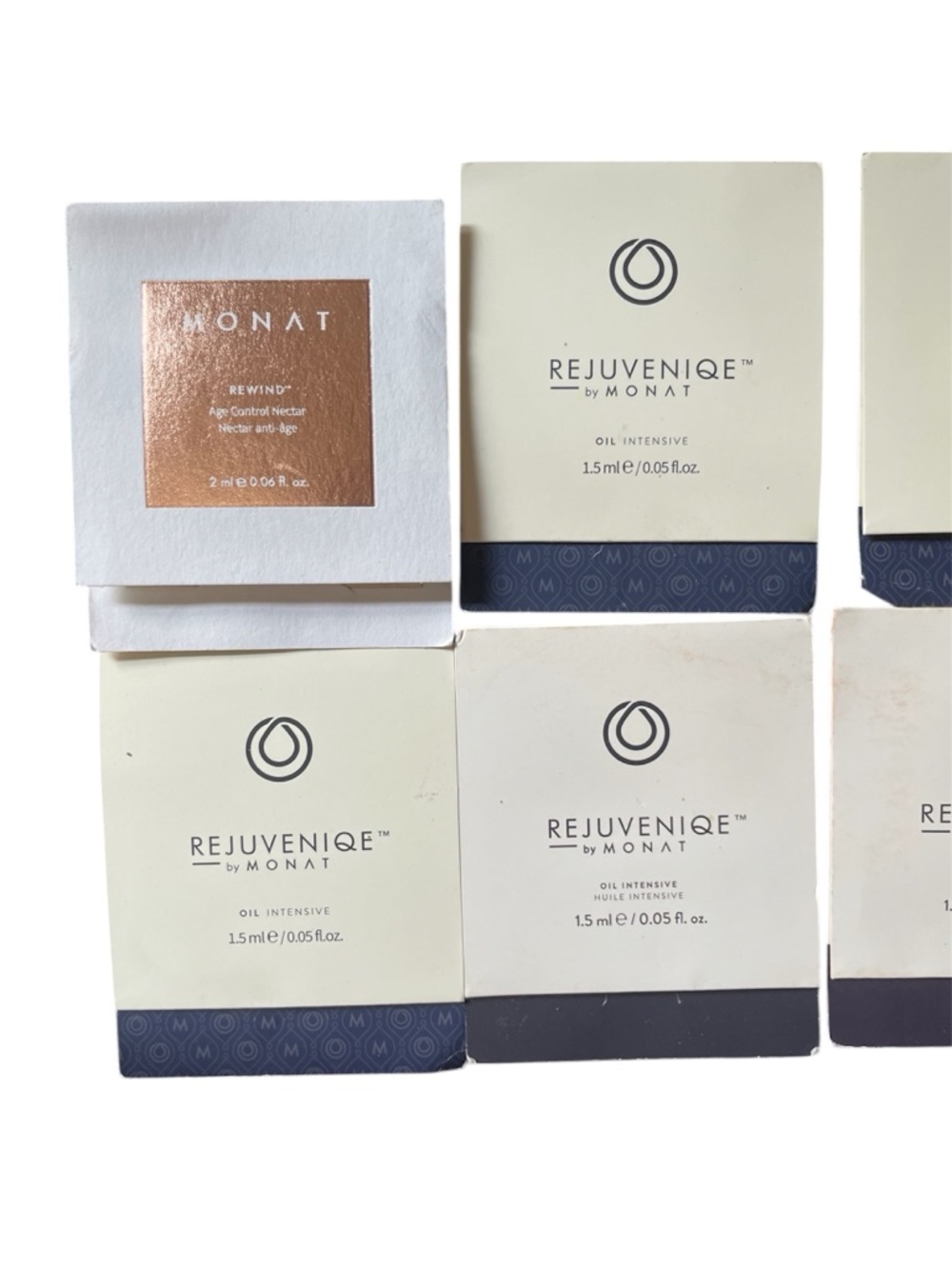 Rejuveniqe by Monat Oil Intensive Samples *9*pack,eye cream, age rewind,+ more!! - Picture 2 of 6